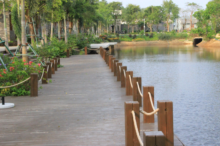 资料图：沙美村的栈道。记者 苏桂除 摄