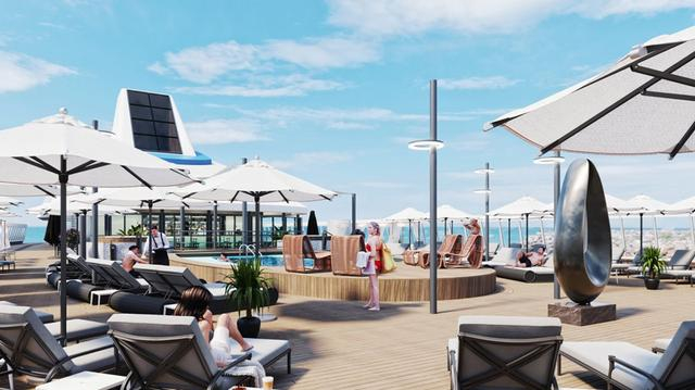 MV Gemini泳池甲板。图/CNN