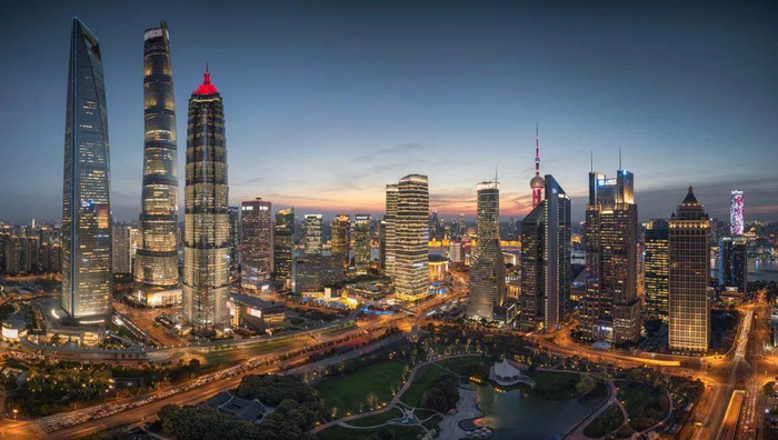 △ 上海城市风光 图源：图虫创意