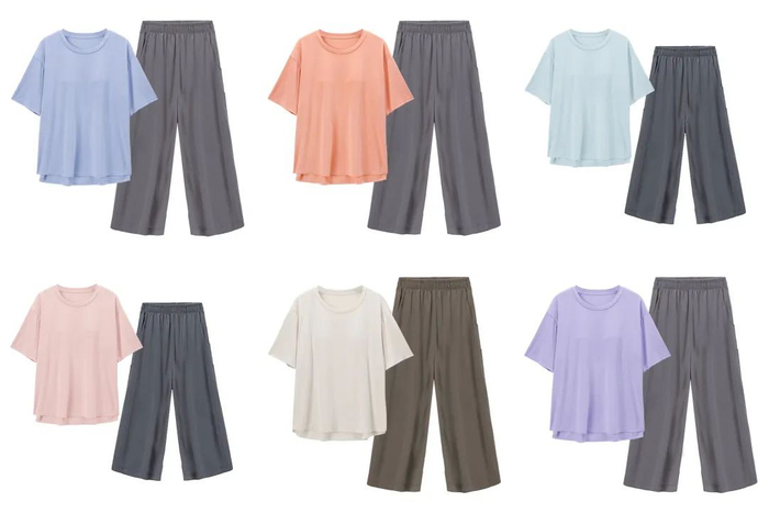 上：治愈蓝、蜜桃橘、清水蓝