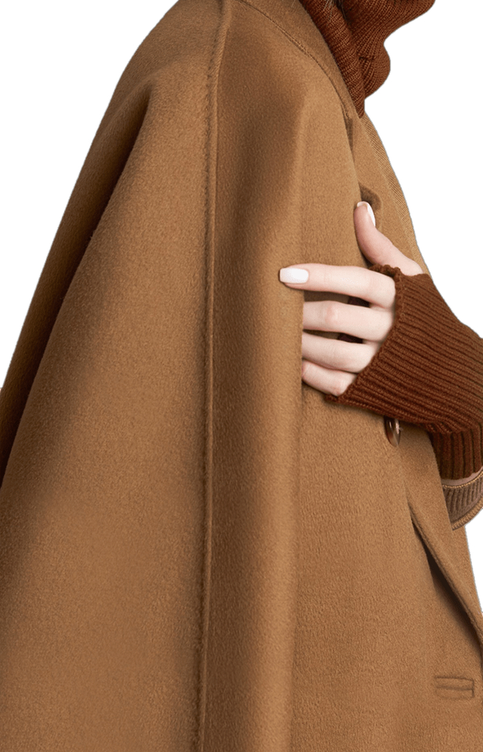 ▲羊绒大衣居家洗