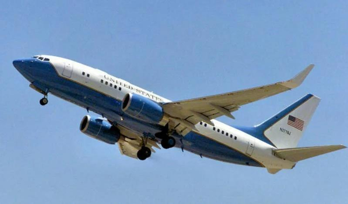 ↑美国空军的波音C-40B行政飞机