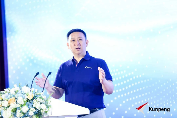 华为副总裁、ICT产品组合管理与解决方案部总裁马海旭（图片来源：华为）