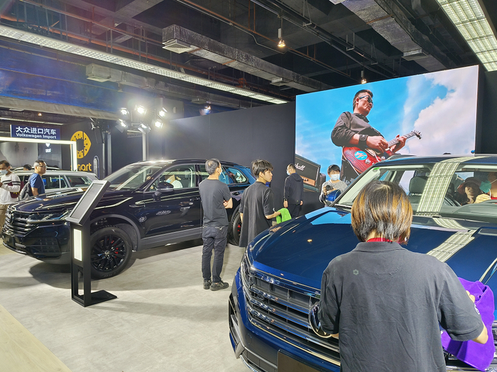 华南国际车展大众进口车展台 | 时代财经摄