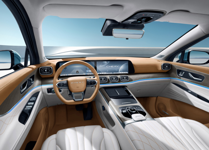 瑞虎9内饰。 奇瑞汽车供图 华龙网发