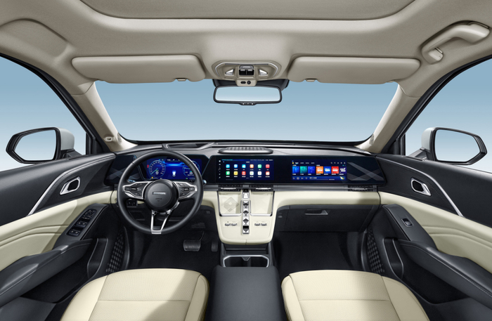 枭龙MAX内饰。 哈弗品牌供图 华龙网发