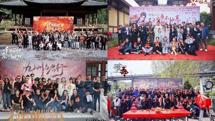 横圆梦学员参与剧组拍摄