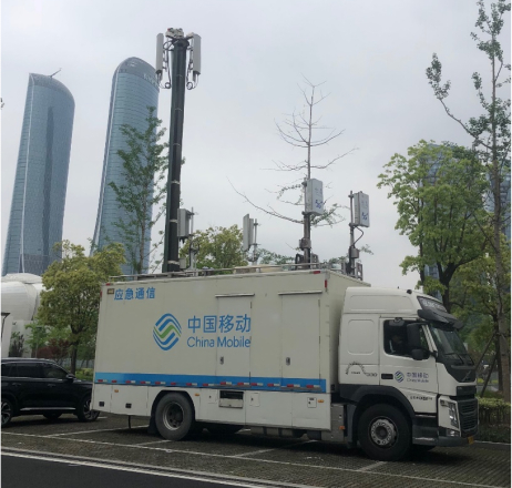 图4  场馆外围部署应急车