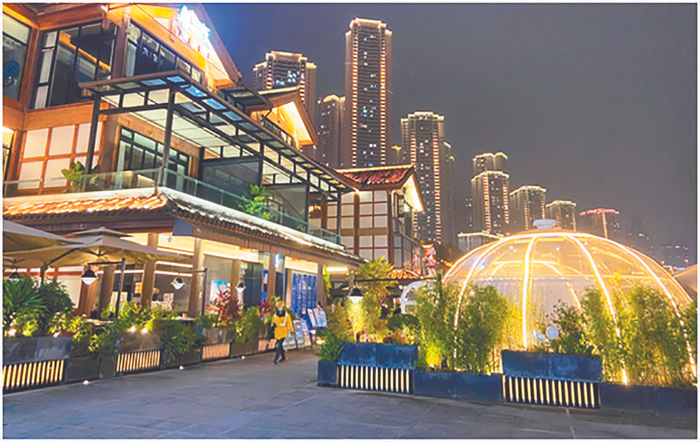     三洞桥风情街夜景