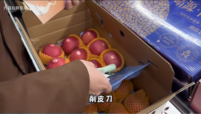 视频截图 来源：B站up主 六哥在胖东来