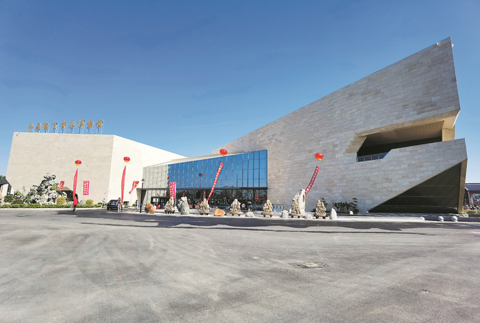 平原德百奇石观赏园。