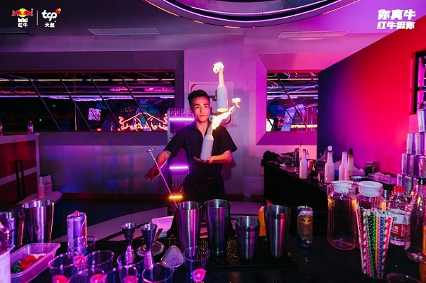 天丝集团“红牛敢创站”活动现场