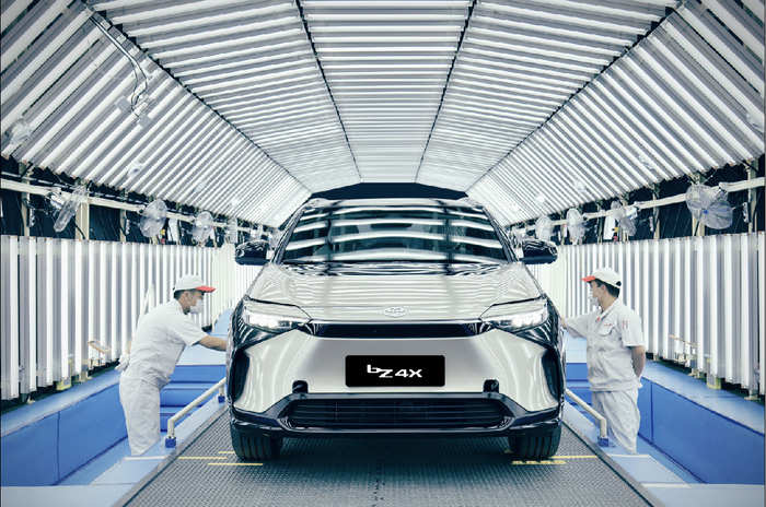 广汽丰田新能源汽车产能扩建项目二期车辆检查线