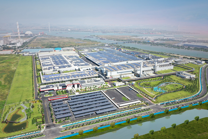 广汽丰田新能源汽车产能扩建项目二期航拍图