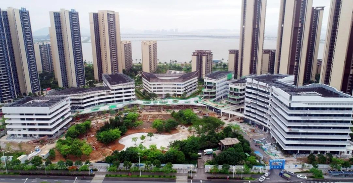 航空新城邻里中心建设现场。张洲/摄