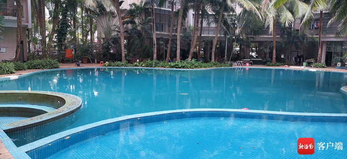 蓝海佳园小区泳池正常运营