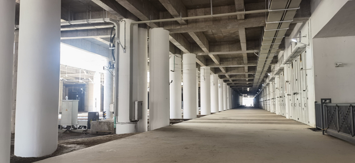 安通街车辆基地一角