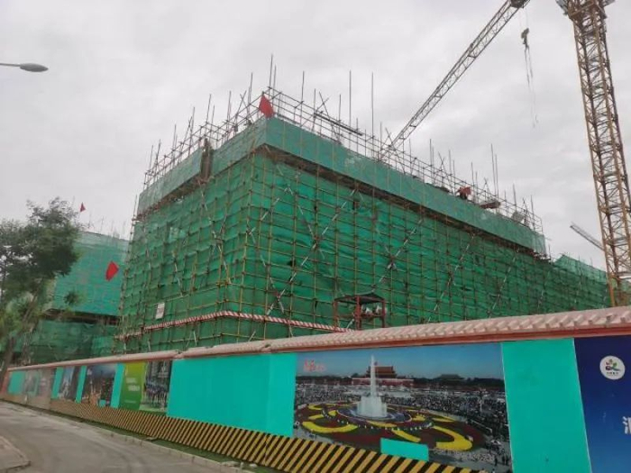 在建的紫金书院。董红艳/摄