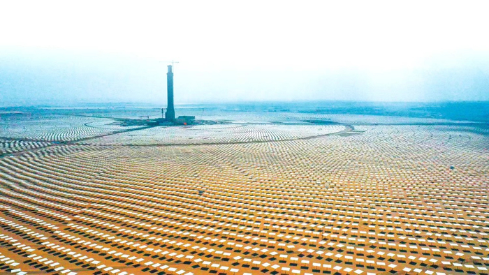迪拜950兆瓦光热光伏复合项目