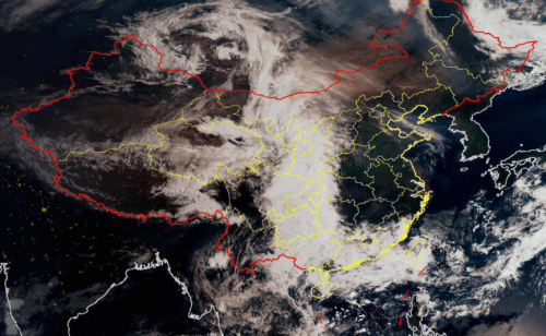 图源：墨迹天气卫星云图