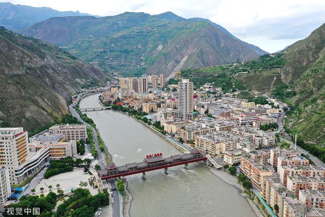 2022年6月29日，四川阿坝藏族羌族自治州，汶川县。来源：视觉中国