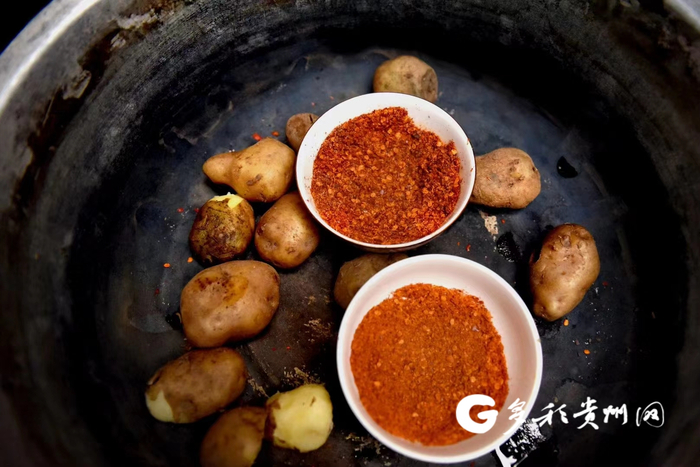 贵州农家烤洋芋