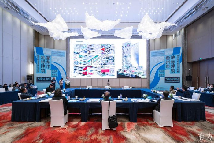 方案汇报直播现场 摄影：有方