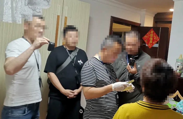 ↑民警现场调查