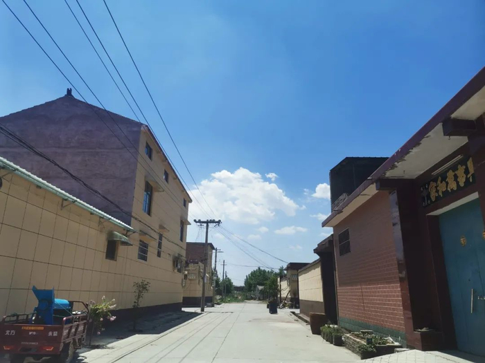 虎子村村容村貌。