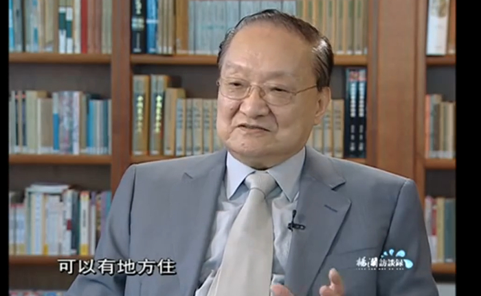 金庸，视频截图