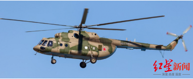 ↑资料图：米-8MTPR-1型直升机