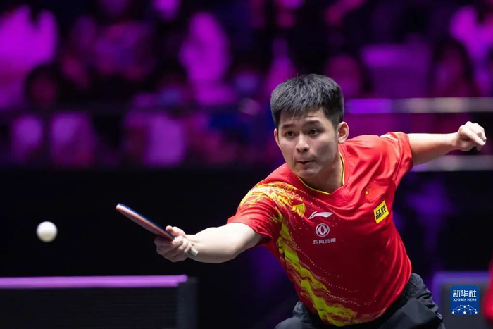 　　林诗栋在比赛中，资料图。来源：新华社
