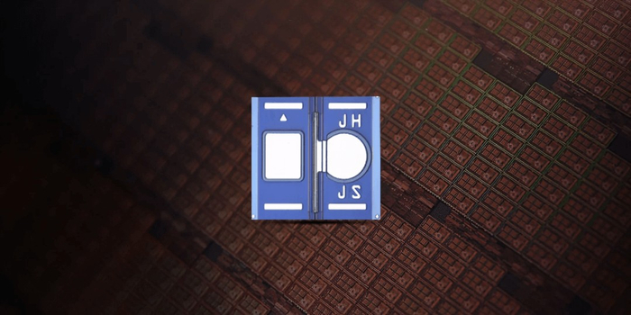 ▲激光器芯片，图片来源：陕西源杰科技官网