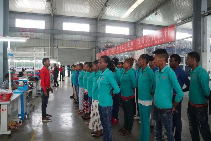 ▲非洲的中国工厂