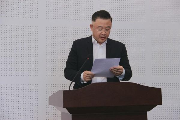 森博营销总裁于林义为2023首届新传森博杯致辞