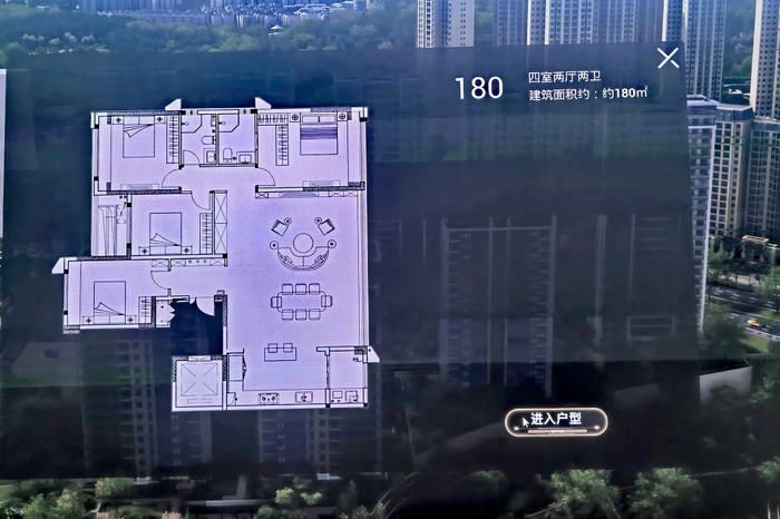 （项目建面180平户型图展示）