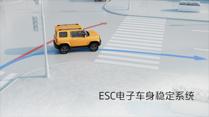 宝骏悦也ESC电子车身稳定系统。 上汽通用五菱供图 华龙网发