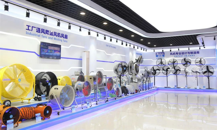 △德通风机。陈群英 摄