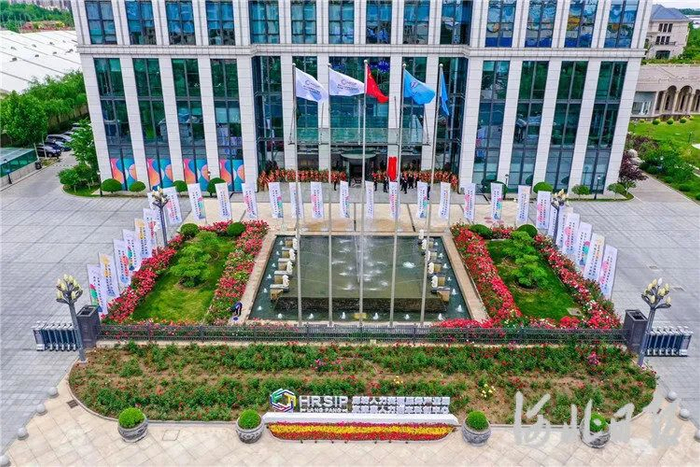 航拍廊坊人力资源服务产业园。通讯员丁嘉亦摄