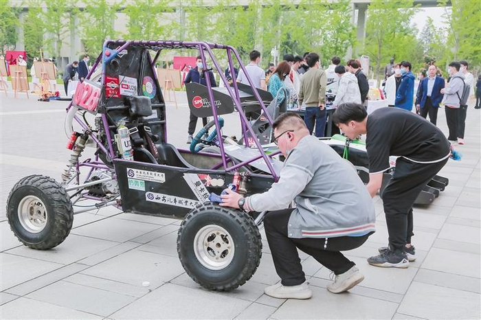 2022年5月10日，陕西省职业教育活动周启动（资料照片）。 受访者供图