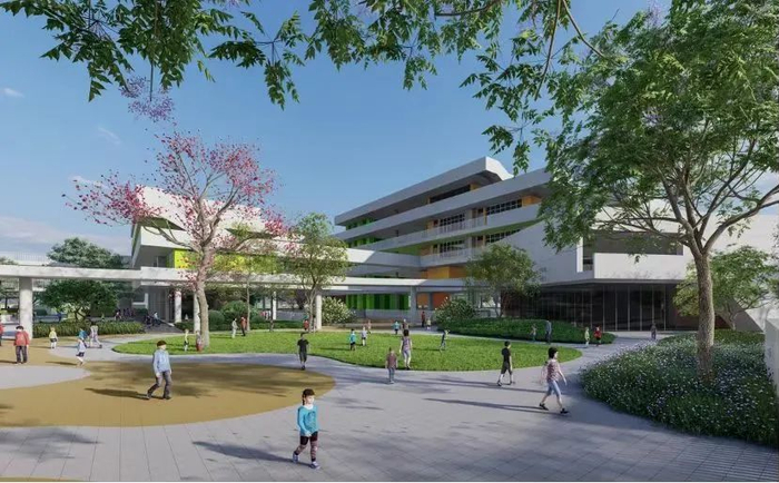 ▲松山湖第三小学效果图