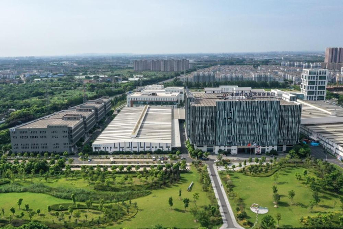 2022年8月6日拍摄的位于常州市武进区的中国以色列常州创新园（无人机照片）。新华社记者 杨磊 摄
