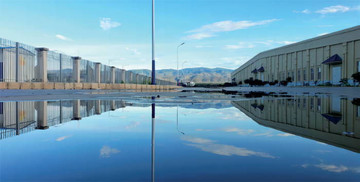 无锡一棉埃塞俄比亚工厂的十万锭主车间 （中国乡镇企业博物馆供图）