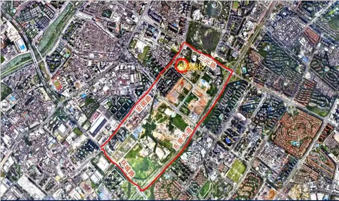 ▲东莞CBD北部学校学区范围