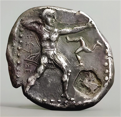 大唐西市博物馆珍藏的古希腊银币