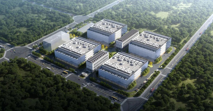 中国移动粤港澳（韶关）数据中心项目效果图。