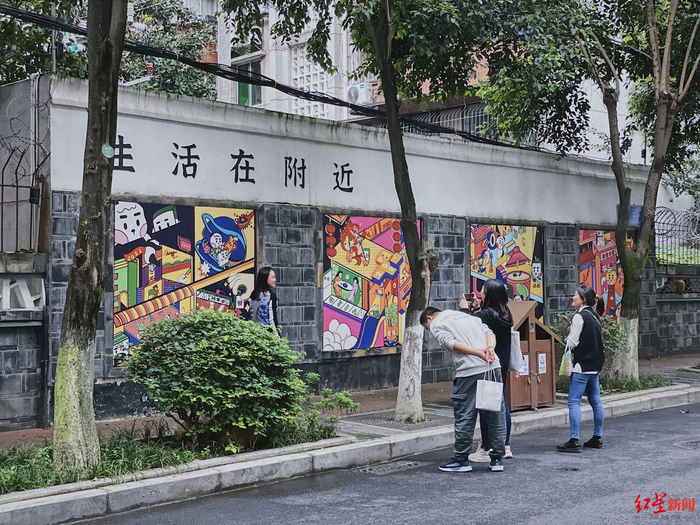 ▲街巷展厅（海浪公社参与社区营造的活动方式之一）