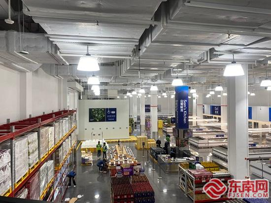 新开业的仓山山姆店共有两层。东南网记者 卢金福 摄