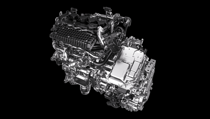 全新智能电混四驱技术Hi4发动机+变速箱总成。 长城汽车供图 华龙网发