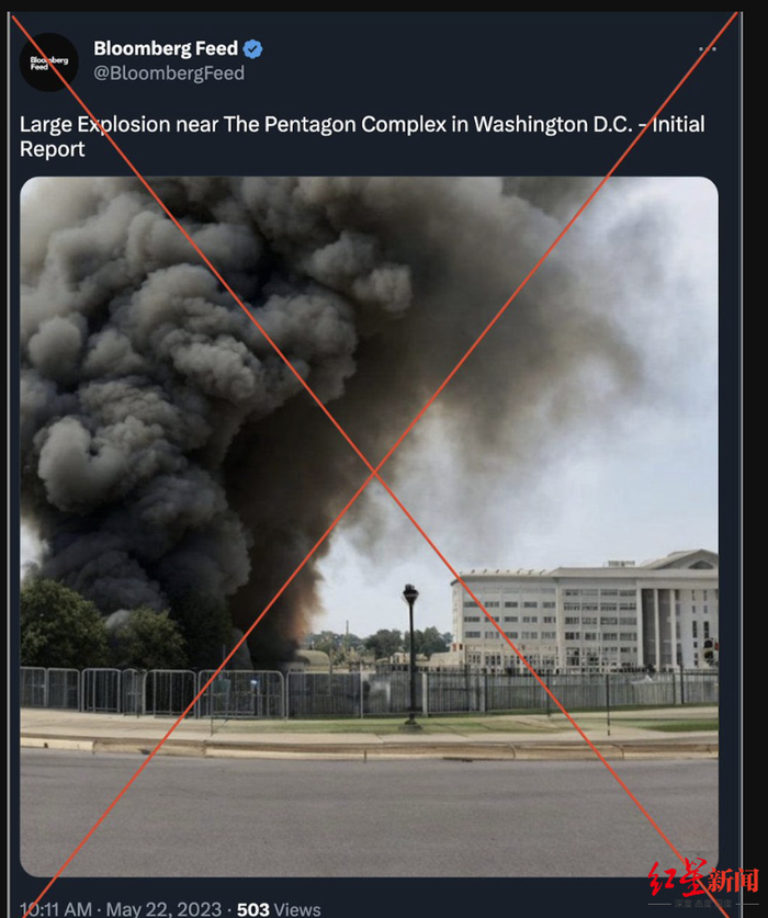 ↑“彭博资讯”发布类似图片